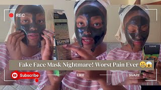 I Tried The Viral quotFakequot Face Mask 😱  Peeling It Off Was a Nightmare [upl. by Jonna]