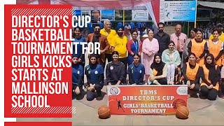 Directors Cup basketball tournament for girls kicks starts at Mallinson School [upl. by Naret]