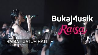 Raisa  Jatuh Hati with Lyrics  BukaMusik [upl. by Ecirahs208]