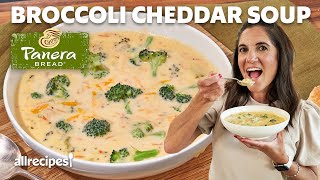 I Made Panera Bread’s Broccoli Cheddar Soup At Home  Allrecipes [upl. by Aninay]