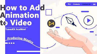 How to Add Animaton to Video  Video Animation  AceMovi Video Editor [upl. by Brena]