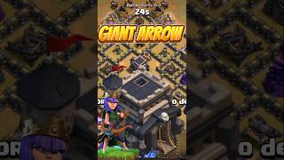 Giant Arrow TH9 clashofclans coc zapdragon [upl. by Jade]