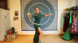 Bellydance CLASS 2 with Iana Layering Shimmy combination [upl. by Dunning]