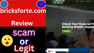 bricks forte Review THIS IS A SCAM Scammed By bricksfortecom  Scam or Legit Report Them Now [upl. by Zaslow]