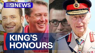 More than 700 Australians recognised in Kings Birthday honours list  9 News Australia [upl. by Thirion]