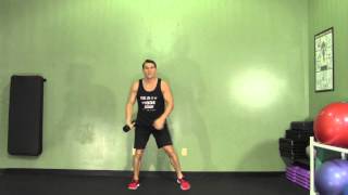 Dumbbell Sumo Squat  Twist  HASfit Cardio Exercises  Cardiovascular Aerobic Exercise [upl. by Yllac]