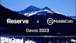 Davos 2023 Reserve Protocol x Mobilecoin discuss the assetbacked stablecoin eUSD [upl. by Hittel818]