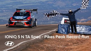 IONIQ 5 N TA Spec  Pikes Peak Record Run [upl. by Neelahs]