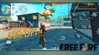 600 Dpi On Android  Free fire Gameplay 💥 [upl. by Laamaj]