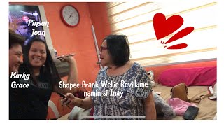 Pranking my mom Inay “Shopee Prank Willie Revillame”  Vlog  9 [upl. by Anelrahc]