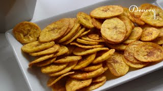 Chips de Bananes plantains épices goûteux et Croustillants à voir absolument [upl. by Nicki981]