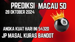 PREDIKSI TOTO MACAU 5D HARI INI 28 OKTOBER 2024  BOCORAN TOTO MACAU 5D HARI INI  TTM 5D [upl. by Ennaer221]