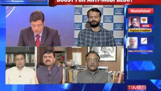 Mandate Delhi Election 2015 Feb10WithArnab  Full Episode [upl. by Rita389]