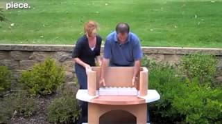 Building the Buschbeck Cape Cod Outdoor Fireplace amp Grill [upl. by Ellives]