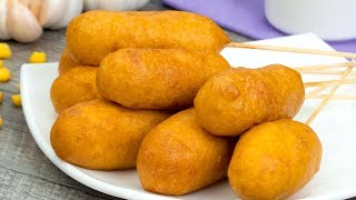 Klobásy v těstě Corn dog – chutný předkrm Chutný TV [upl. by Anerak112]