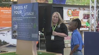 Seedling to Solutions  13WMAZ Junior Journalists at the Georgia National Fairs Timber Exhibit [upl. by Hutchins]