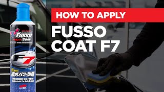 Soft99  How to apply Fusso Coat F7 [upl. by Vasquez]