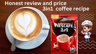 Nescafe coffee 3in1 honest review and price coffeelover coffee [upl. by Arised]