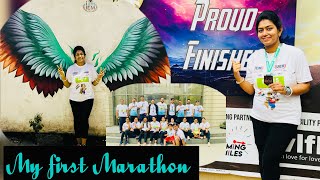 My first Marathon IEMUEMMARATHON kolkatamarathon iemuem marathon siddhahappyville dailyvlog [upl. by Sokil]