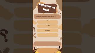 IIT JEE Preparation Made Fun  Quick IIT Prep Quiz for Kids  Shorts for kids  Reflection of Light [upl. by Kimberli]