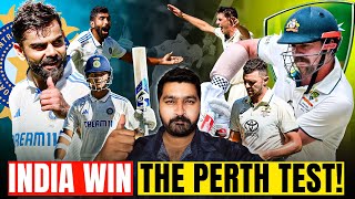 Indian Team Proved me Wrong  India beat Australia in Perth  Border Gavaskar Trophy 2024  Bumrah [upl. by Fidelio791]