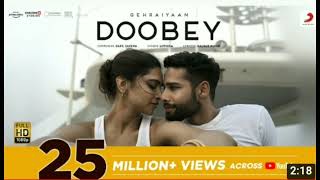 Doobey  Official Video  Gehraiyaan  Deepika Padukone new song [upl. by Elleinwad]