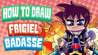 ✏️ How To Draw  Frigiel Badass P  TShirt PixelShirt [upl. by Llereg838]