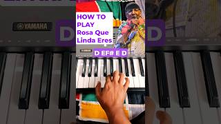 Rosa Que Linda Eres Piano Tutorial pianolessons [upl. by Moreno724]