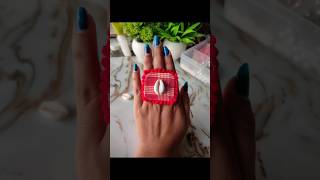 Easy finger ring making at home 😍💫 shorts shortsfeed shortvideo trending [upl. by Egiap377]