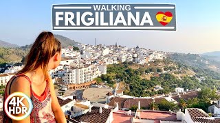 🇪🇸 FRIGILIANA Spain Málaga  September 2021  4K HDR Walking Tour  Costa Del Sol [upl. by Dixie820]