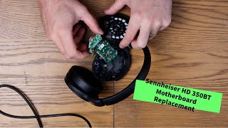 Fixing Your Sennheiser Hd 350bt Headphones  Replacing The Motherboard [upl. by Veradis]