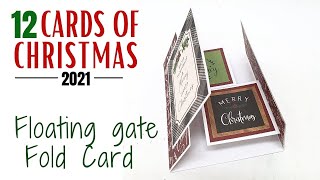 12 Cards of Christmas  Floating Gate Fold Card [upl. by Vowel]