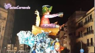 Carnevale di Sciacca 2015 sfilata del sabato [upl. by Llenehs]