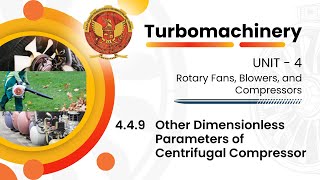 449 Other dimensionless parameters of centrifugal compressor  ME603A [upl. by Madelle]