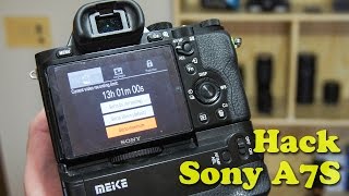 Sony A7S hack  extend 30min video limit  Easy Guide Tutorial [upl. by Mendie]