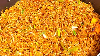 EASIEST JOLLOF RECIPE HOW TO PREPARE THE EASIEST GHANAIAN JOLLOF food jollofrice jollof [upl. by Harday]