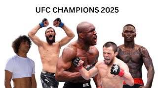 UFC CHAMPS IN 2025 [upl. by Eselahc]