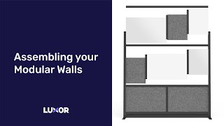 Luxor Assembly Guide Modular Walls [upl. by Marissa]