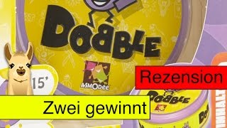 Dobble Kartenspiel  Anleitung amp Rezension  SpieLama [upl. by Bolen]