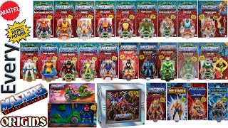 see newer video Every MOTU Origins HeMan Masters of the Universe Comparison List Eternia Mattel [upl. by Weissberg794]