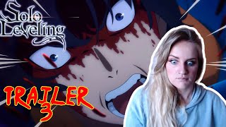 ANNOUNCEMENT  Solo Leveling Official Trailer 3 Reaction [upl. by Pol]