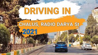 IRAN 2021  Driving in Radio Darya Street Chalus  Iran [upl. by Laryssa]