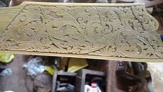 carving scabbard of kampilan [upl. by Malissa]