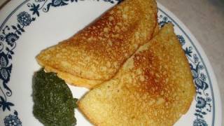 Khatta Puda or Pudla  Rice flour Cheela Dosa Sour pan cakes Video Recipe  Bhavnas Kitchen [upl. by Enicar]