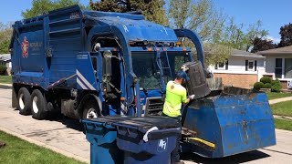 Republic Services Garbage Truck Compilation Yardwaste and Recycle in Addison [upl. by Celestyna]