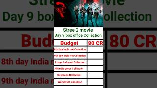 Stree 2 movie 9th day box office Collection  Stree 2 movie Collection stree2 [upl. by Norad]