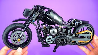 Making an Amazing Lego Motorcycle [upl. by Nuli835]