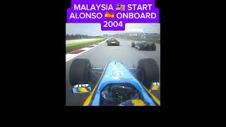 ALONSO START ONBOARD MALAYSIA 🇲🇾 2004 alonso formula1 v10 f1onboard automobile [upl. by Nivel]