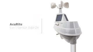 AcuRite 5in1 Sensor Pro AddOn with Dual Solar Panels 5N1DSSA [upl. by Gnap]