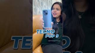 How Good Can a ₹6500 Smartphone Be Meet Tecno Pop 9 LiveLimitless TECNOPOP9 TECNOMobile [upl. by Hyacinthia]